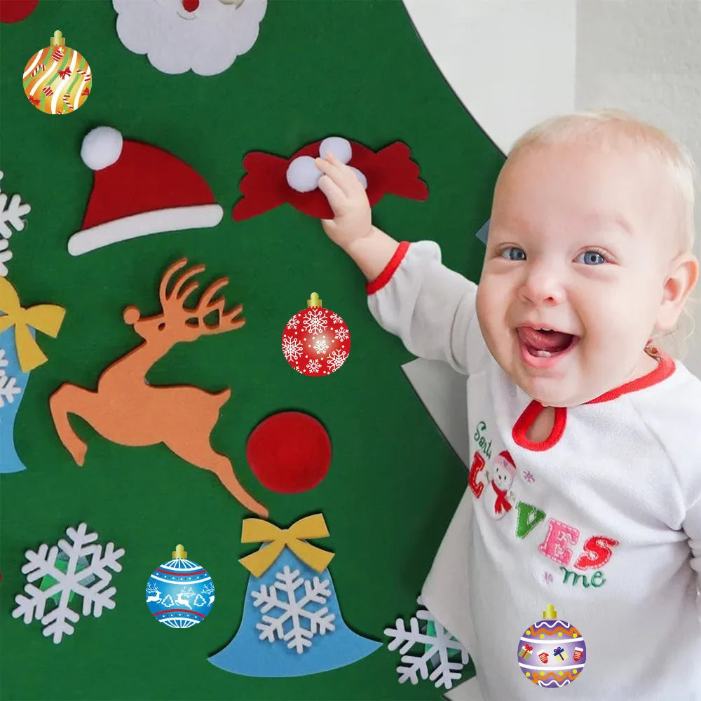 100-500Pcs Merry Christmas Sticker Christmas Party Holiday Decoration Gift Sealing Glue Baking Packaging Sticker Label 1inch (ONLINE ORDER ONLY)