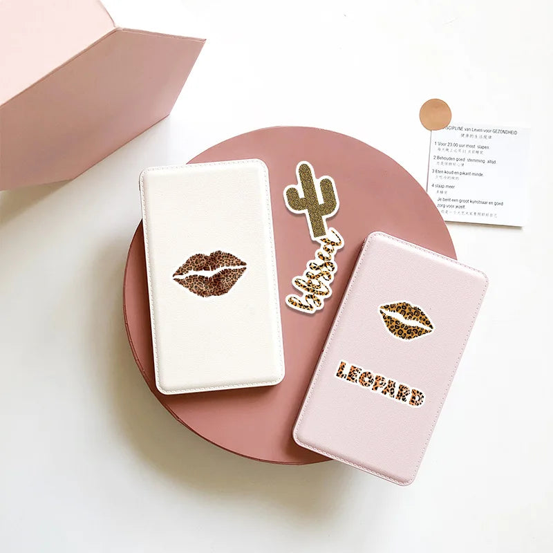 10/30/50Pcs Cartoon Leopard Love Letters Stickers Waterproof Decal Laptop Motorcycle Luggage Snowboard Fridge Phone Car Sticker (ONLINE ORDER ONLY)