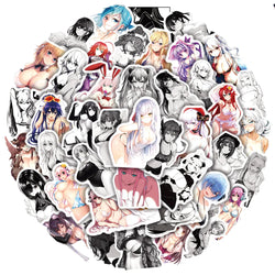 Anime Hentai Bunny Girl Waifu Waterproof Stickers Decals (10/30/50/100pcs) (Online Order Only)
