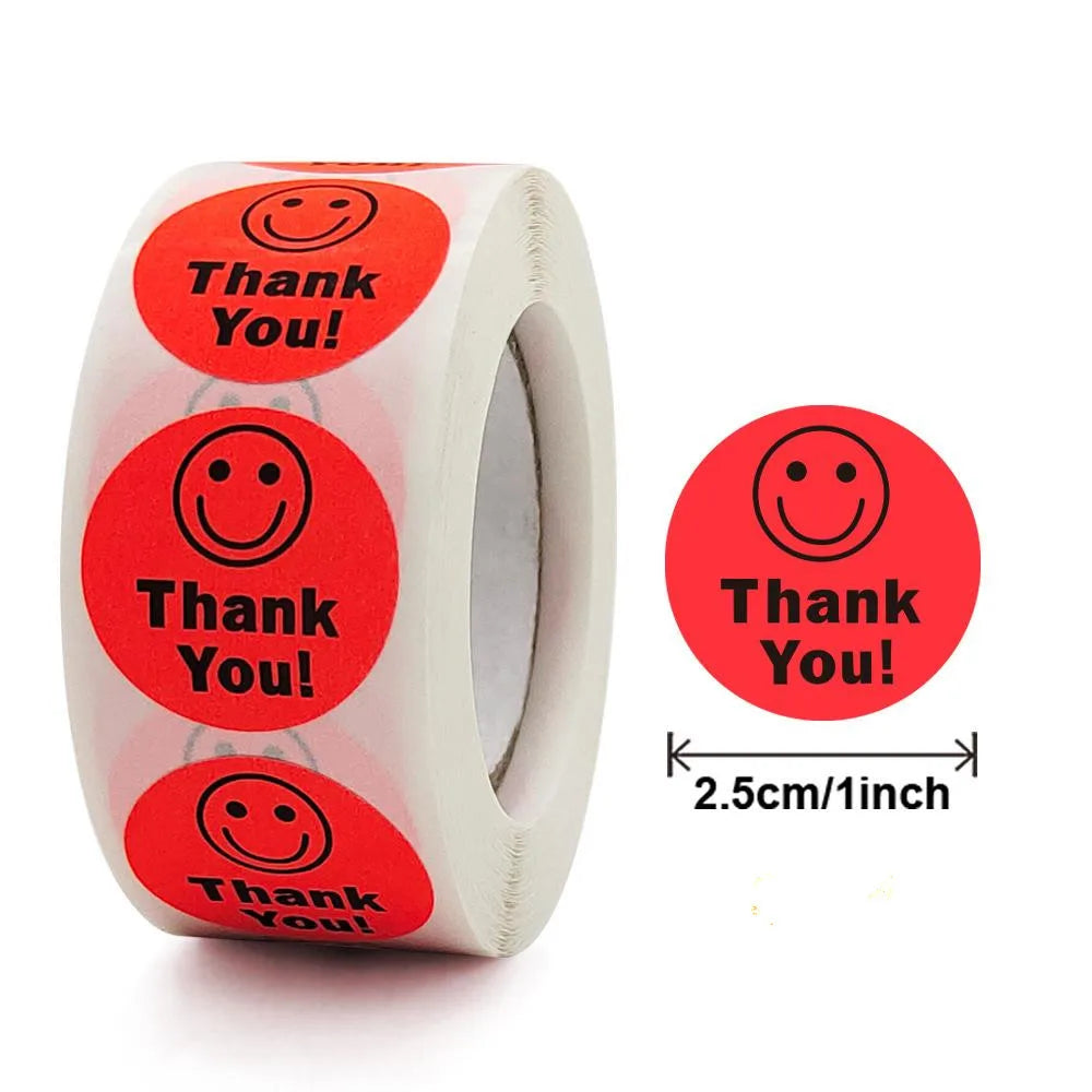 Sticker Kids Reward Sticker Yellow Red Labels Happy Smile Face Sticker Kids Toys School Teacher Student Stationery (ONLINE ORDER ONLY)