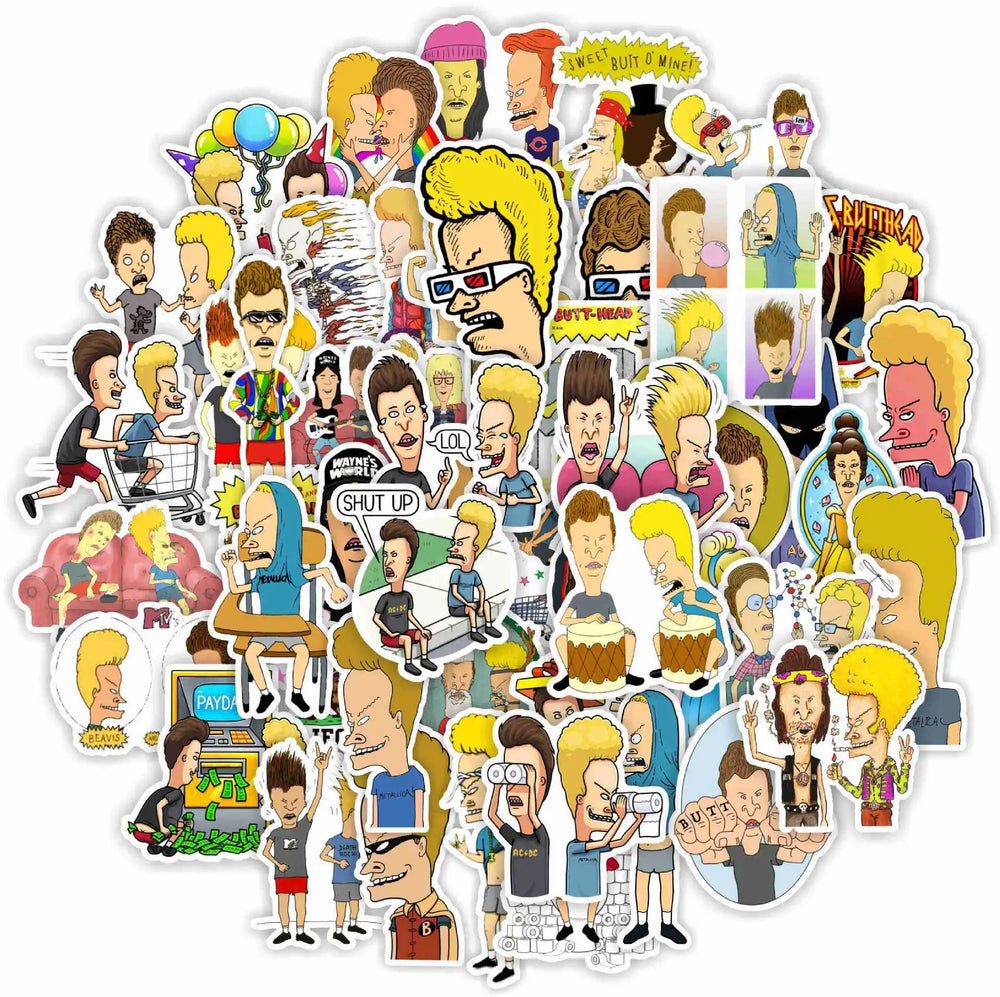 Animated Big Head Egg Decals Stickers for Mobile, Glasses, Cups, Pencil Cases - 10/30/50pcs (Online Order Only)