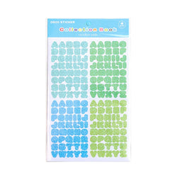 4 Sheets Color Collection Series Laser Sticker Ins Scrapbooking Decorative Sticker DIY Diary Album Stick Label Kawaii Stationery (ONLINE ORDER ONLY)