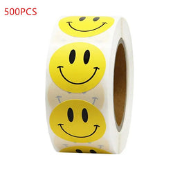 Sticker Kids Reward Sticker Yellow Red Labels Happy Smile Face Sticker Kids Toys School Teacher Student Stationery (ONLINE ORDER ONLY)