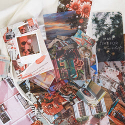 55 Pcs/lot Journal Decorative Stationery Cute Stationary Stickers Scrapbooking DIY Diary Album Stick Lable Kids Anime Decor (ONLINE ORDER ONLY)