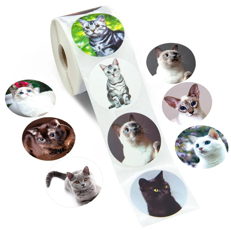 500Pcs Easter Stickers Self Adhesive Paper Sticker Happy Easter Party Gift Package Envelope Seal Decoration Cake Baking Labels (ONLINE ORDER ONLY)