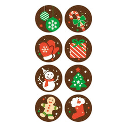 100-500pcs Christmas Stickers Santa Snowflake Adhesive Label Stickers DIY Biscuit Gift Baking Business Packaging Stickers (ONLINE ORDER ONLY)