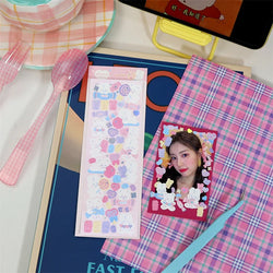 Korean Cute Animals Laser Stickers Photo Frame Decoration Idol Card Scrapbook Sticker Diary DIY Planner Stationery Stick Label (Online Order Only)