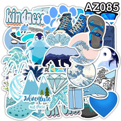 50 PCS/Pack VSCO Girl Stickers Waterproof Cool Stickers For Skateboard Laptop Suitcase Motorcycle Car Decal Toys For Children (Online Order Only)