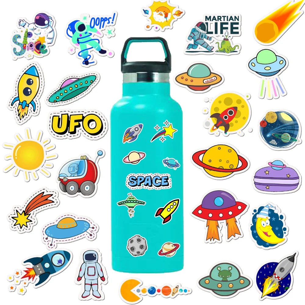 35/50/75PCS Cartoon Simple VSCO Girls Kawaii Stickers For Chidren Toy Waterproof Sticker to DIY Laptop Bicycle Helmet Car Decals (Online Order Only)