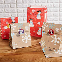 100-500pcs Christmas Sticker Cartoon Christmas Tree Santa Claus Paper Label Merry Christmas Cute Stickers Stationery Stickers (ONLINE ORDER ONLY)
