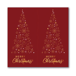 10-50pcs Merry Christmas Stickers 5*10cm Red Christmas Gift Decor Seal Stickers Cute Santa Stickers Stationery Supplies (Online Order Only)