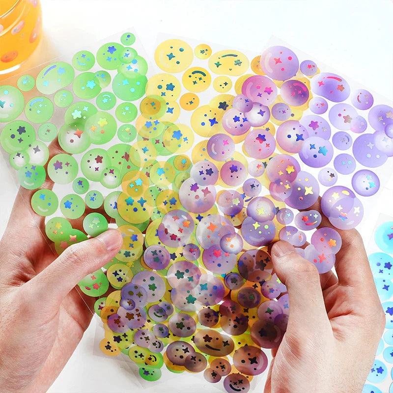 Bubble Soda Series Series Stickers Scrapbooking Decorative Sticker Korean DIY Diary Album Stick Label Kawaii Stationery (ONLINE ORDER ONLY)