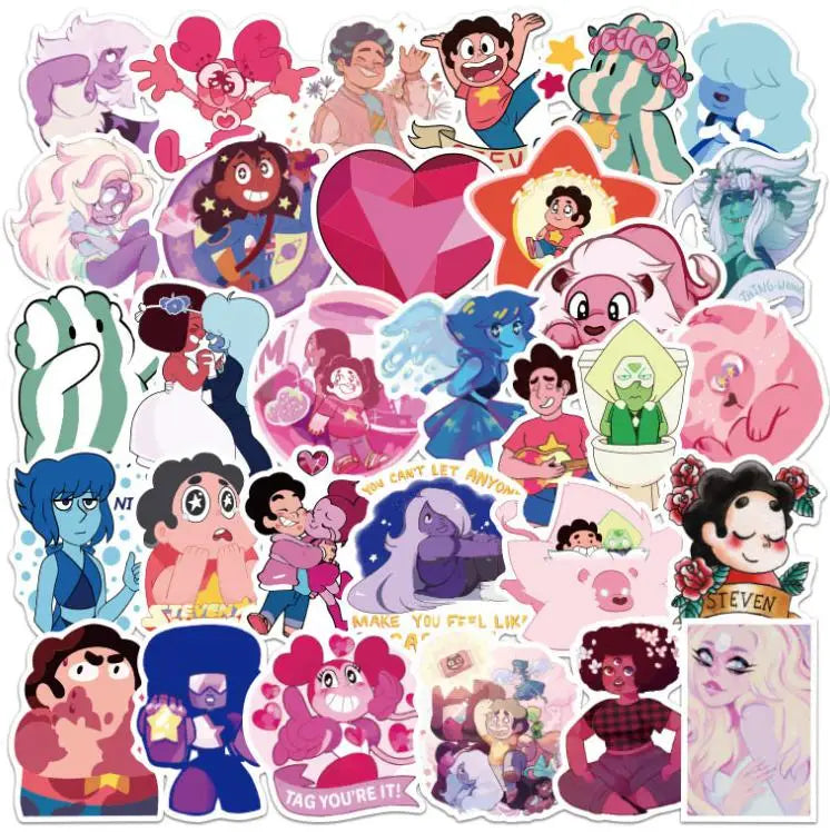 Steven Universe Graffiti Stickers - 10/30/50/100pcs Anime Manga Laptop Decals Kids Toys PVC (Online Order Only)