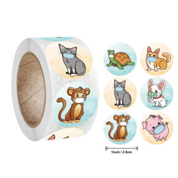 500Pcs Easter Stickers Self Adhesive Paper Sticker Happy Easter Party Gift Package Envelope Seal Decoration Cake Baking Labels (ONLINE ORDER ONLY)