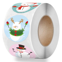 100-500Pcs Candy Bags Box Sticker Gift Sealing Christmas Sticker Thank You Love Wedding Birthday Cookie Bag Kraft Paper Sticker (Online Order Only)