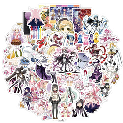 Puella Magi Madoka Magica Anime Stickers Decals for Motorcycle Luggage Guitar Skateboard (Online Order Only)