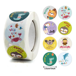 Zoo Animals Stickers For Kids Classic Toys StickerSchool Teacher Reward Sticker 4 Designs Pattern Owl (ONLINE ORDER ONLY)