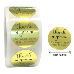 500 Labels Per Roll Thank You Sticker For Seal Label Scrapbooking Christmas Sticke Decoration Sticker Stationery Sticker (ONLINE ORDER ONLY)