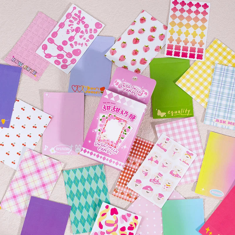 30Pcs Sky Store Photo Frame Decorative Stickers Creative Aesthetics DIY Manual Diary Album Scrapbook Sticker Kawaii Stationery (ONLINE ORDER ONLY)