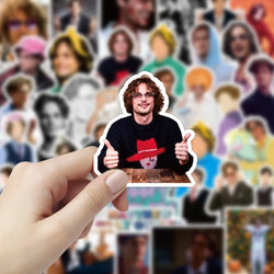10/50pcs Fashion American Actor Matthew Gray Gubler Stickers Waterproof Suitcase Notebook Scooter Model Star Graffiti Stickers (ONLINE ORDER ONLY)
