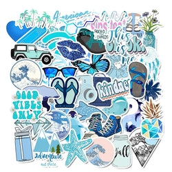 50 PCS/Pack VSCO Girl Stickers Waterproof Cool Stickers For Skateboard Laptop Suitcase Motorcycle Car Decal Toys For Children (Online Order Only)