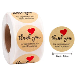 500 Labels Per Roll Thank You Sticker For Seal Label Scrapbooking Christmas Sticke Decoration Sticker Stationery Sticker (ONLINE ORDER ONLY)