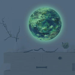 Glow in the Dark 3D Earth Wall Sticker for Kids Room Decor (Online Order Only)
