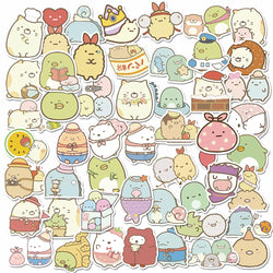 50pcs Sumikkogurashi Stickers Waterproof PVC for Laptop, Suitcase, Bicycle, Luggage, Skateboard (ONLINE ORDER ONLY)