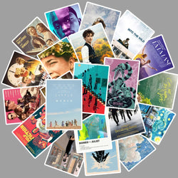 25pcs Classic Movie stickers For Luggage Laptop Art Painting Kill Bill Pulp Fiction Poster Stickers waterproof skateboard toy (Online Order Only)