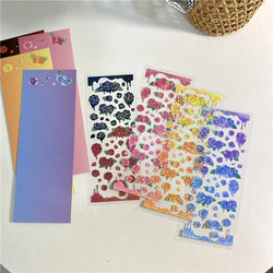 Ins Melting Rose Sticker Hand Account Scrapbooking Decorative Sticker DIY Diary Album Stick Label Korean Stationery (ONLINE ORDER ONLY)