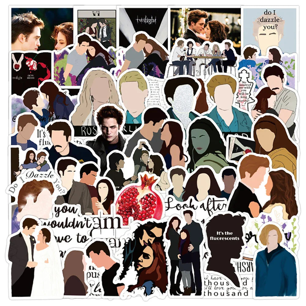 Twilight Saga Stickers Set: Laptop, Skateboard, Luggage Decals (Online Order Only)
