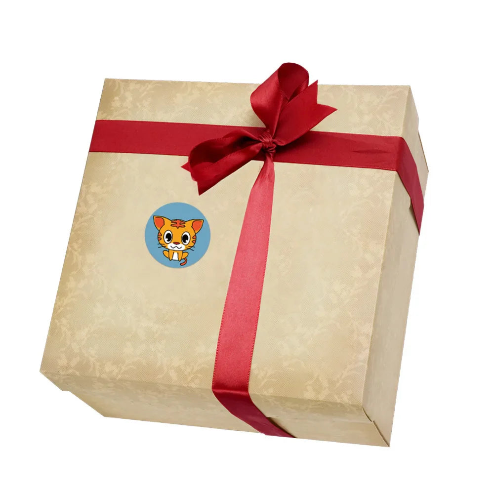 100-500pcs Animal Sticker Reward Sticker for Kids 1 inch Round Cartoon Sealing Labels for Teacher Supplies Encourage Cute Label (Online Order Only)
