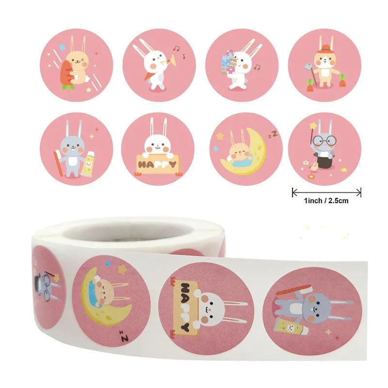 Zoo Animals Stickers For Kids Classic Toys StickerSchool Teacher Reward Sticker 4 Designs Pattern Owl (ONLINE ORDER ONLY)