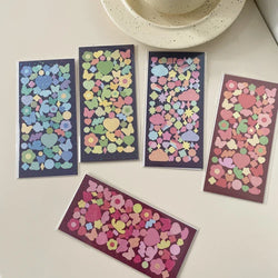 Ins Laser Flower Butterfly Stickers Scrapbooking Stick Label  Hand Account DIY Decoration Material Sticker Kawaii Stationery (ONLINE ORDER ONLY)