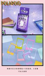 30Pcs Sky Store Photo Frame Decorative Stickers Creative Aesthetics DIY Manual Diary Album Scrapbook Sticker Kawaii Stationery (ONLINE ORDER ONLY)