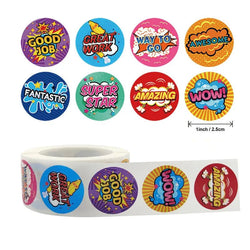 Zoo Animals Stickers For Kids Classic Toys StickerSchool Teacher Reward Sticker 4 Designs Pattern Owl (ONLINE ORDER ONLY)