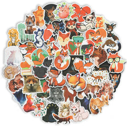 Cartoon Fox Stickers for Suitcase, Notebook, Skateboard, Fridge, Laptop - 10/30/50PCS Decals (ONLINE ORDER ONLY)