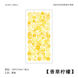 Bubble Soda Series Series Stickers Scrapbooking Decorative Sticker Korean DIY Diary Album Stick Label Kawaii Stationery (ONLINE ORDER ONLY)