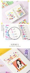 2pcs INS Alphanumeric Sticker Scrapbooking Decoration Photo Album Decor Planner Notebook Labels stickers Kawaii Stationery (Online Order Only)