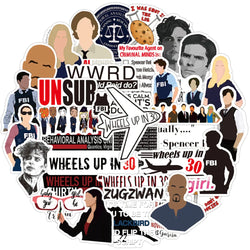 10/30/50PCS TV Show Criminal Minds Sticker Packs (ONLINE ORDER ONLY)