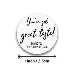 100-500pcs Round Paper Pink Pretty Things Inside Stickers Gold Thank You Stickers For Small Business Packaging Seal Label (ONLINE ORDER ONLY)