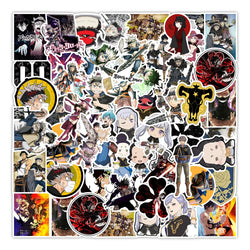 Anime Black Clover Waterproof Stickers 10/30/50PCS for Laptop, Phone, Water Bottle (Online Order Only)