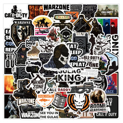 Call of Duty Stickers 10/30/50pcs Waterproof for Kids Luggage Skateboard Phone Laptop Car (ONLINE ORDER ONLY)