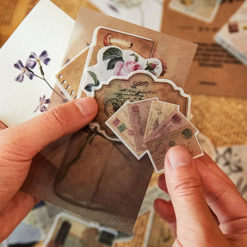 55 Pcs/lot Journal Decorative Stationery Cute Stationary Stickers Scrapbooking DIY Diary Album Stick Lable Kids Anime Decor (ONLINE ORDER ONLY)