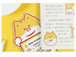 40Pcs/lot Kawaii Crimp Animal Series Decoration Sticker DIY Scrapbooking Label Diary Album Sticker Escolar Cute Stationery Gift (Online Order Only)