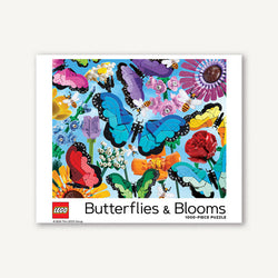 Chronicle Books Puzzles: Jigsaw Puzzle - 1000 Pieces - LEGO - Butterflies & Blooms