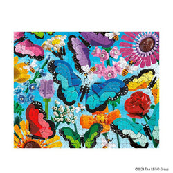 Chronicle Books Puzzles: Jigsaw Puzzle - 1000 Pieces - LEGO - Butterflies & Blooms