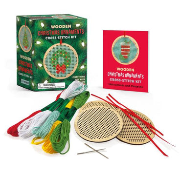 RP Minis: Cross-Stitch Kit - Wooden Christmas Ornaments (ONLINE ORDER ONLY)