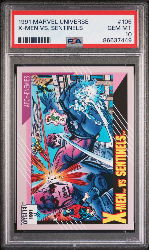 1991 MARVEL UNIVERSE X-MEN VS. SENTINELS  #106 - PSA 10 (Online Order Only)