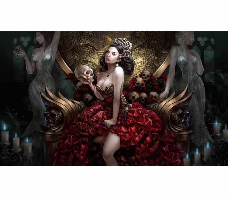 HCDTM12 Bite Of The Immortal Rose Tablemat 6ft HCD Supplies (ONLINE ORDER ONLY)